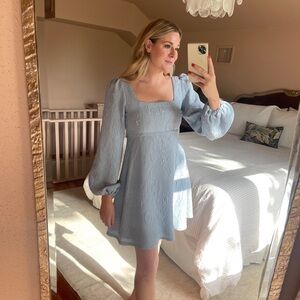 Sachin & Babi | Pale Blue Baby Doll Dress | Size 2